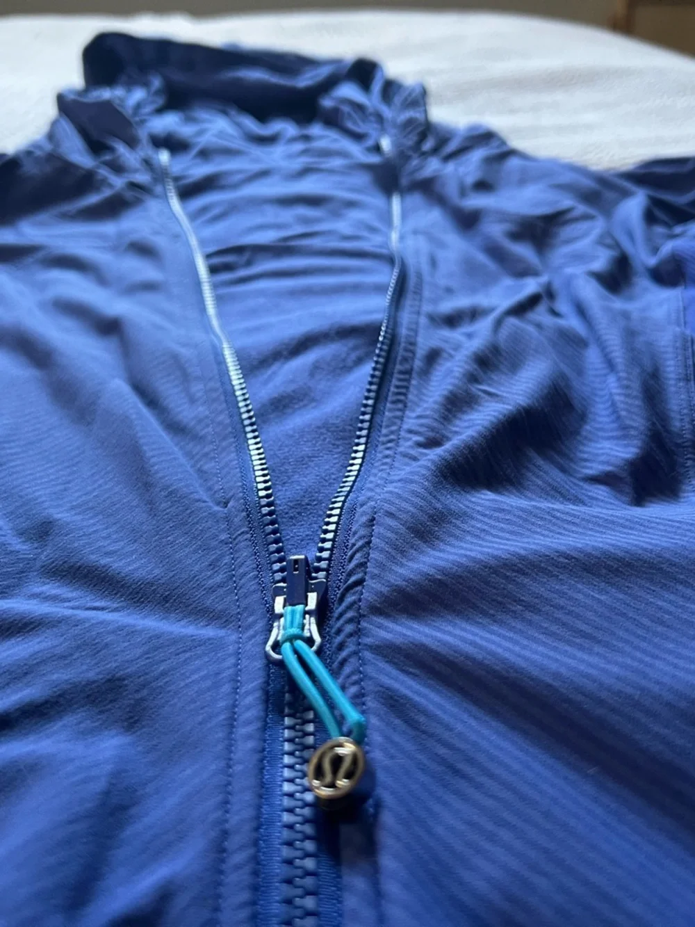 lululemon athletica Royal Blue Hooded Zip Reversible‎ Lightweight Jacket